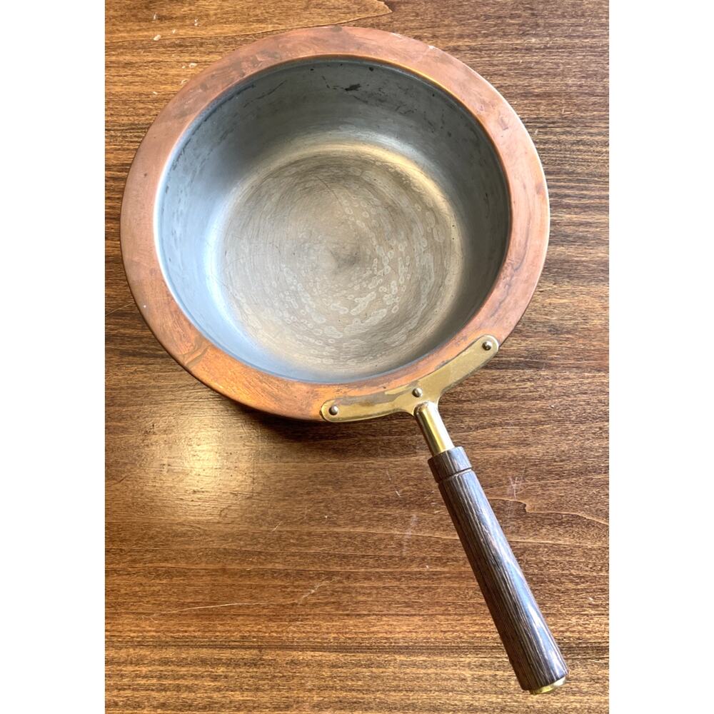 Vintage Daalderop of Holland Copper Chafing Dish Fondue Warmer NO LID